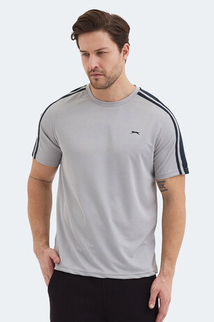 Slazenger REWIND Erkek  Gri Tişört 