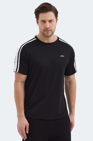Slazenger REWIND Erkek  Siyah Tişört 