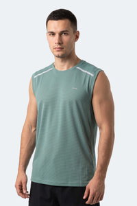 Slazenger - Slazenger REXIS Erkek Kolsuz Su Yeşili Tişört
