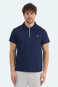 Slazenger - Slazenger REYANA Erkek Polo Yaka Lacivert Tişört