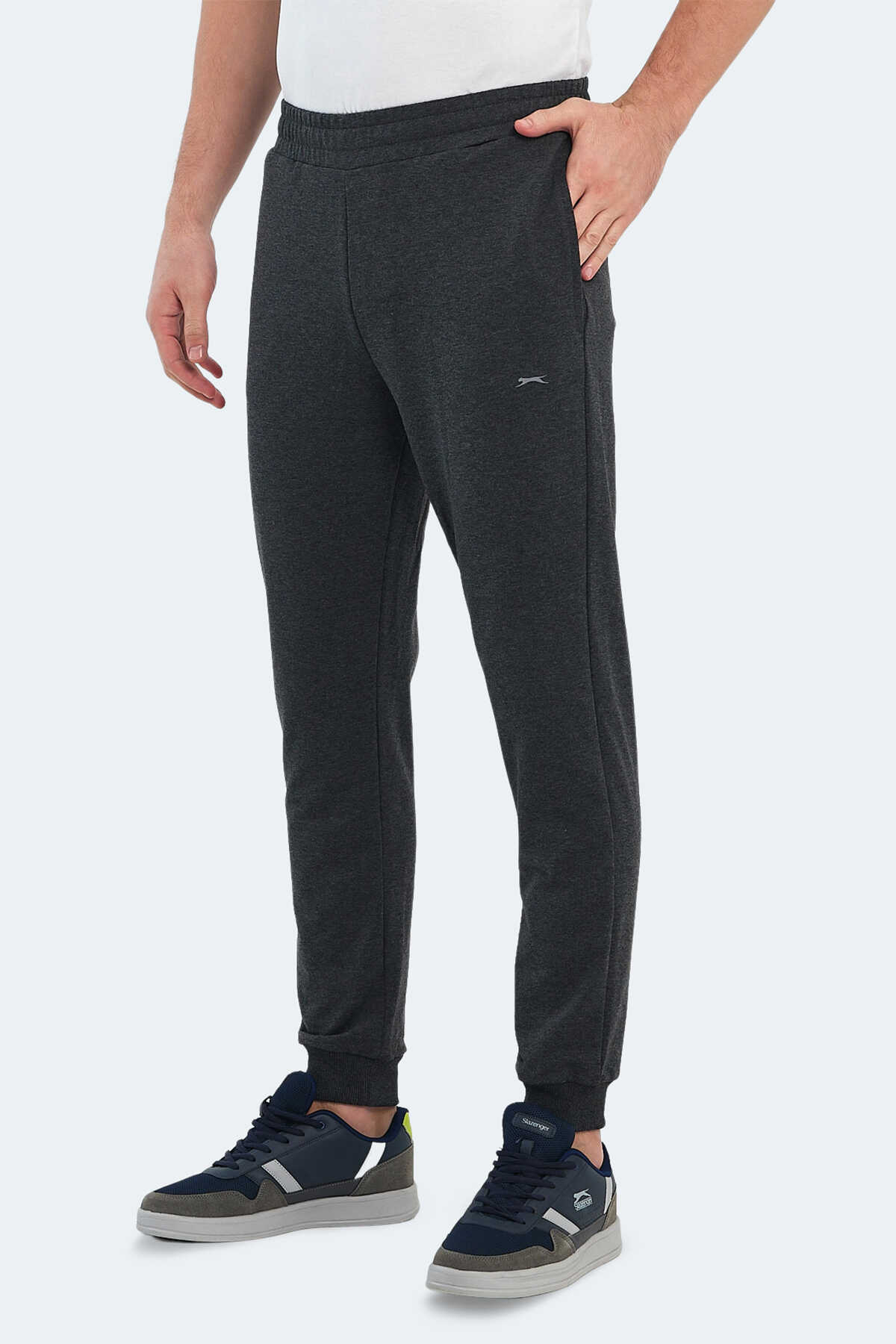 Slazenger - Slazenger REZE Erkek Slim Fit Eşofman Altı Antrasit