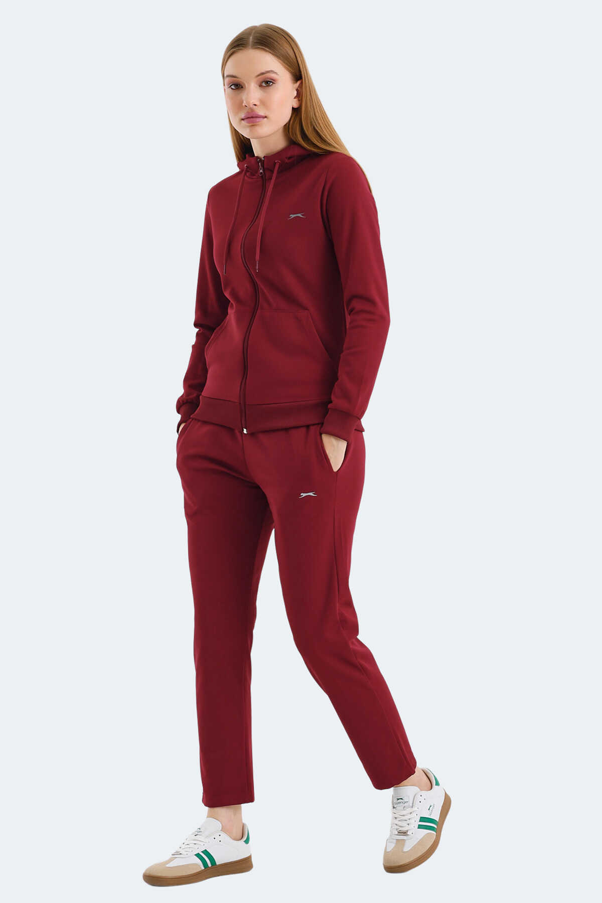 Slazenger - Slazenger RID Kadın Eşofman Takımı Bordo