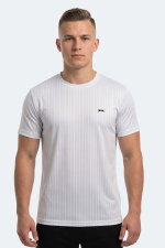 Slazenger - Slazenger RIFT Erkek Oversıze Beyaz Tişört