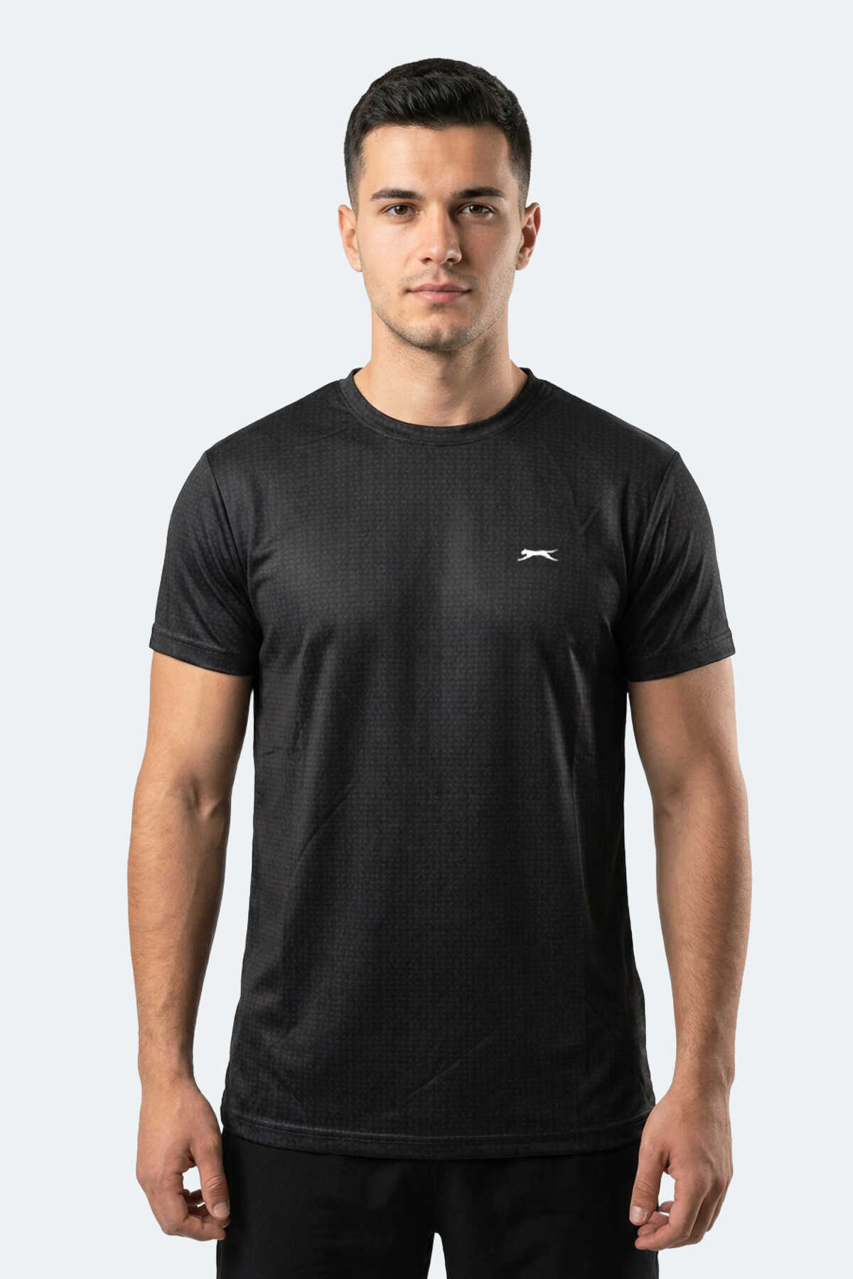 Slazenger - Slazenger RIFT Erkek Oversıze Siyah Tişört