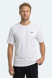 Slazenger - Slazenger RISING Erkek Beyaz Tişört