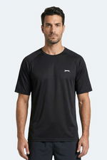 Slazenger - Slazenger RISING Erkek Siyah Tişört