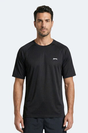Slazenger RISING Erkek Siyah Tişört