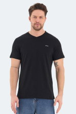 Slazenger - Slazenger RIVALDO Erkek V Yaka Siyah Tişört