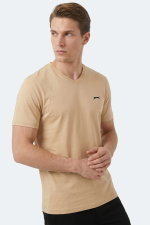 Slazenger - Slazenger RIVALDO T Erkek Bej Tişört