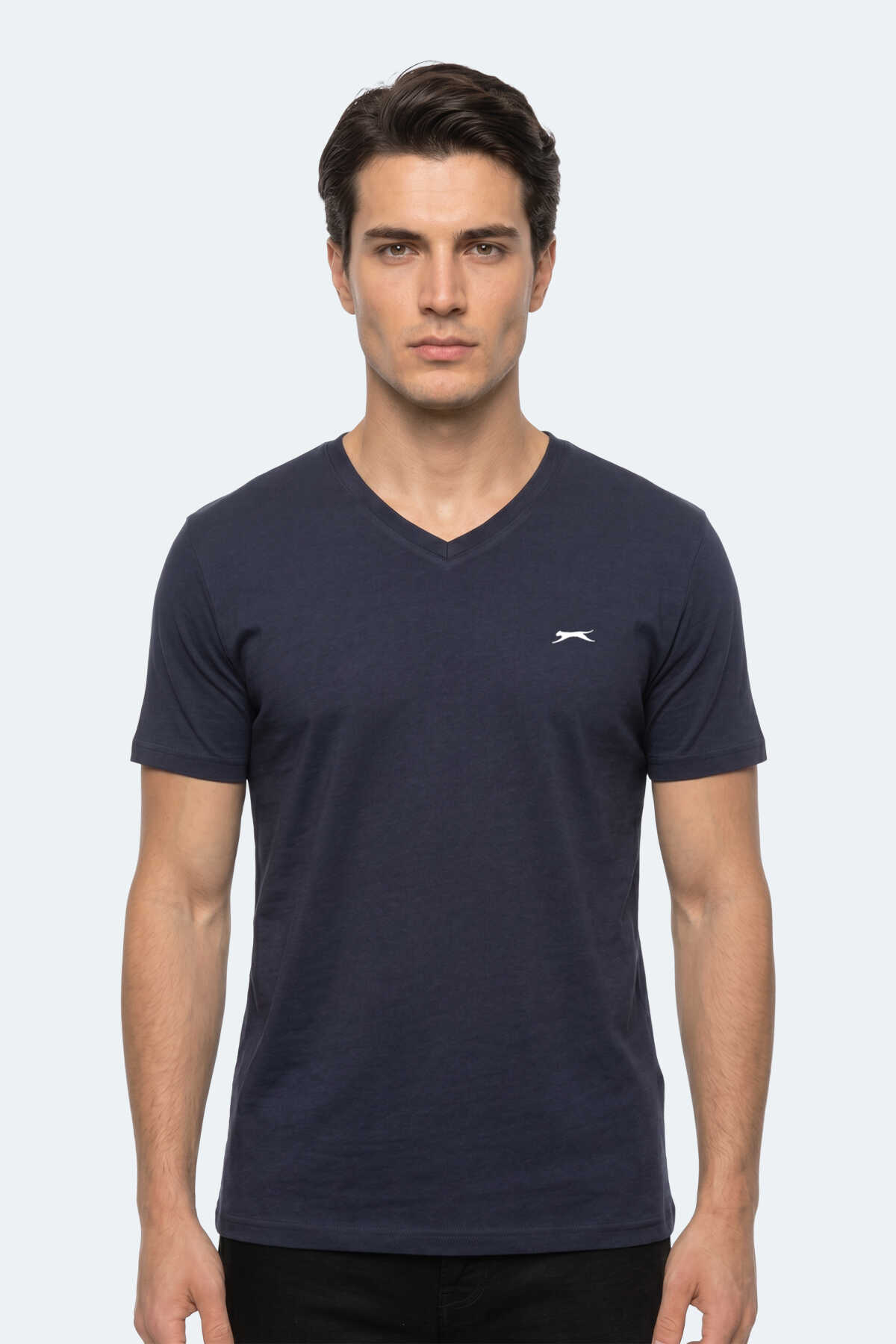 Slazenger - Slazenger RIVALDO T Erkek Lacivert Tişört