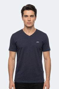 Slazenger - Slazenger RIVALDO T Erkek Lacivert Tişört