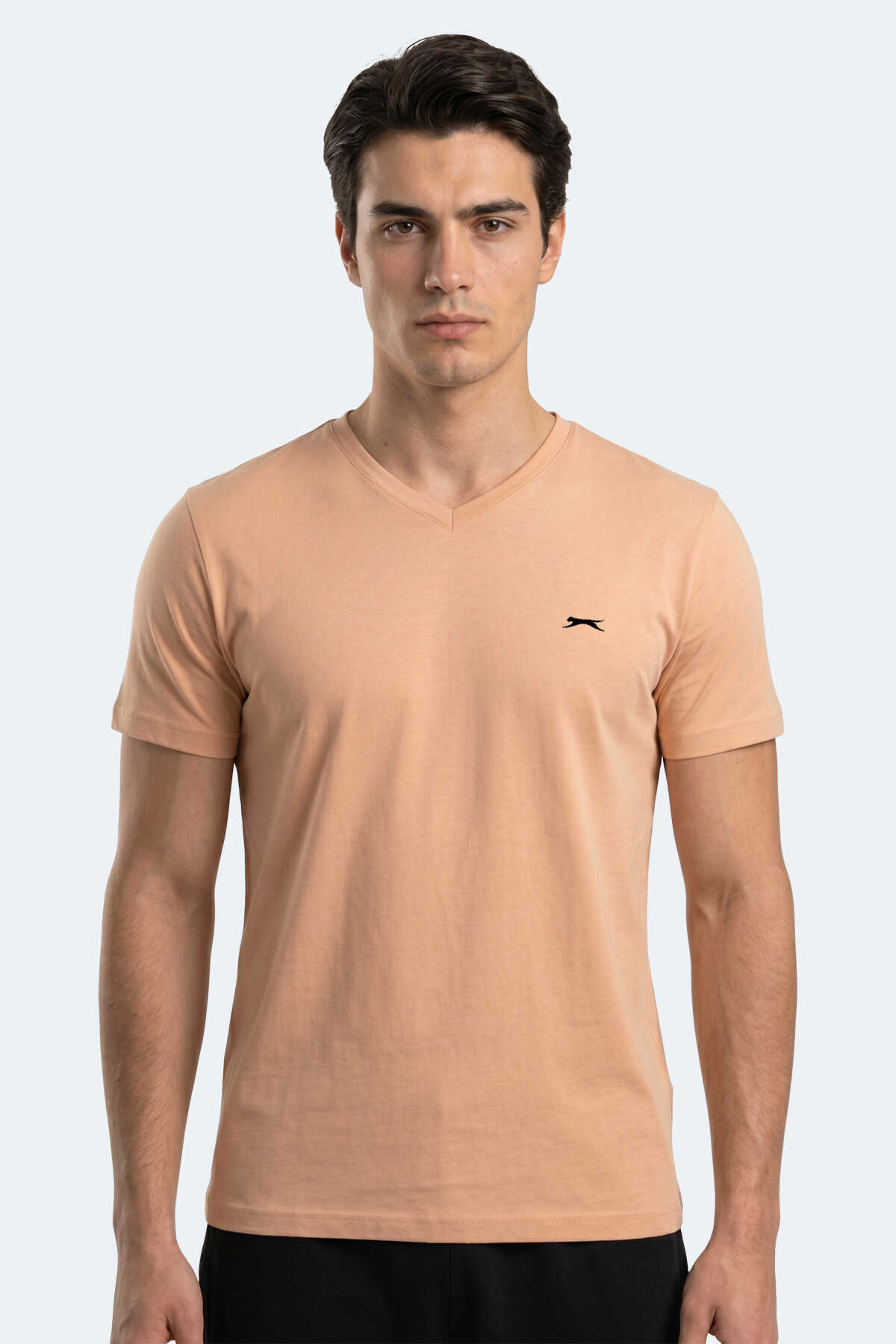 Slazenger - Slazenger RIVALDO T Erkek Vizon Tişört