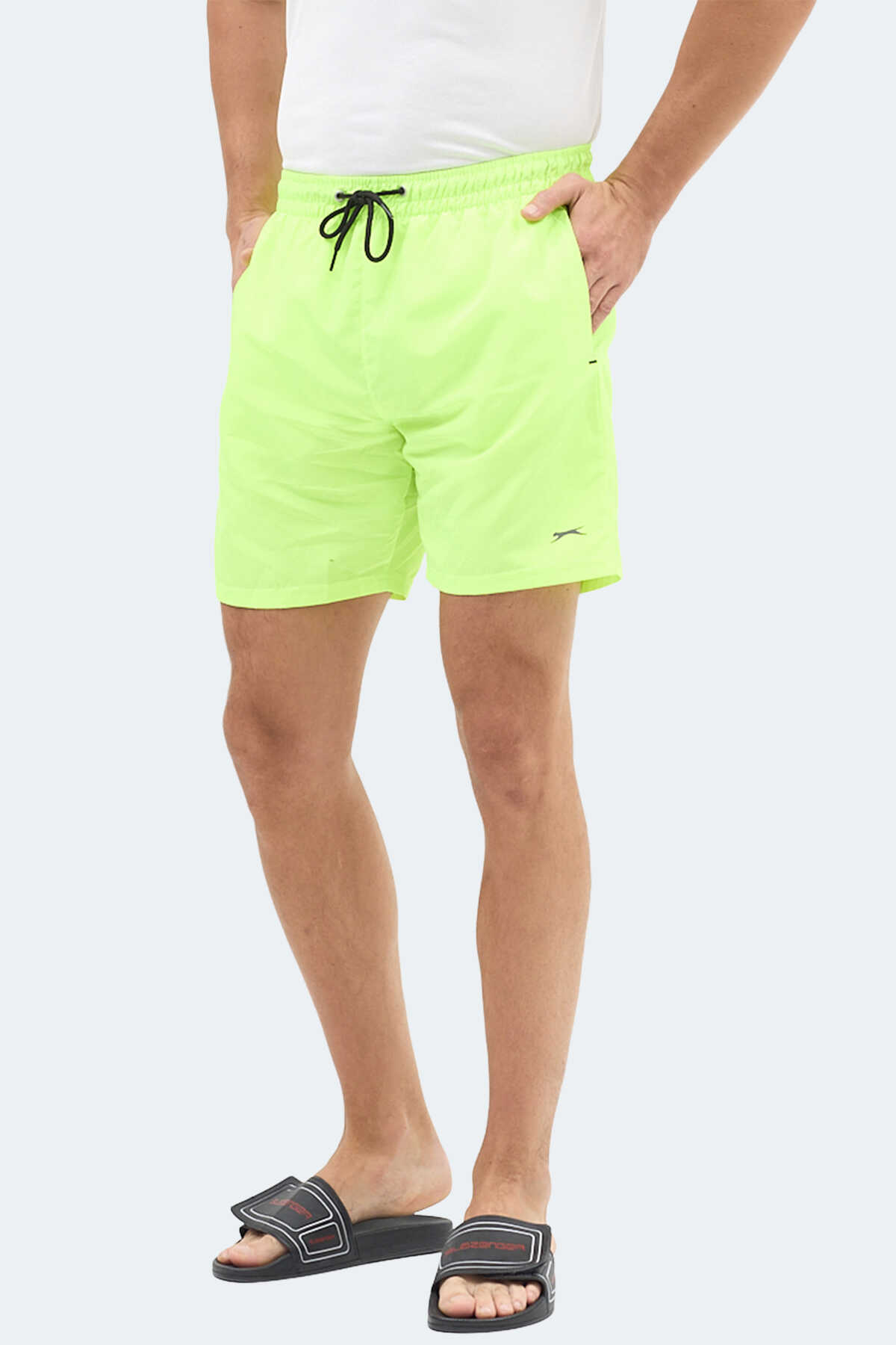 Slazenger - Slazenger RODOLF Erkek Neon Yeşil Mayo