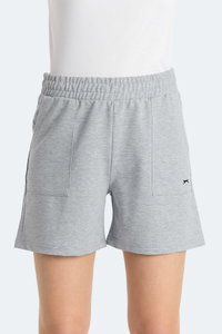 Slazenger - Slazenger ROKO I Kadın Cepli Gri Şort