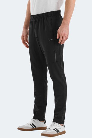 Slazenger ROLO Erkek Cepli Siyah Eşofman Altı 