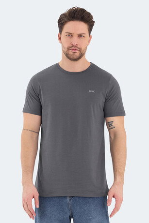 Slazenger ROSALVA IN Erkek  Koyu Gri Tişört 
