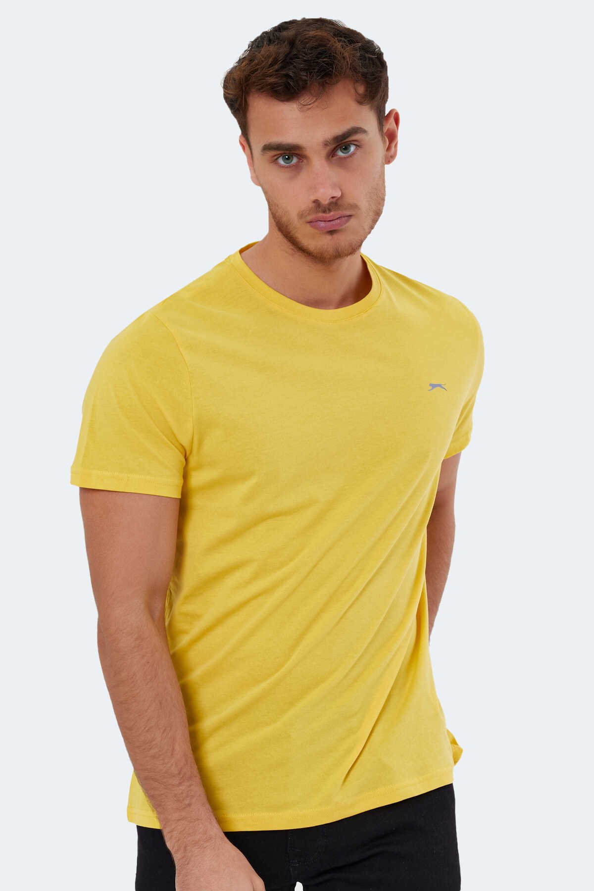 Slazenger - ROSALVA Erkek Kısa Kol T-Shirt Sarı