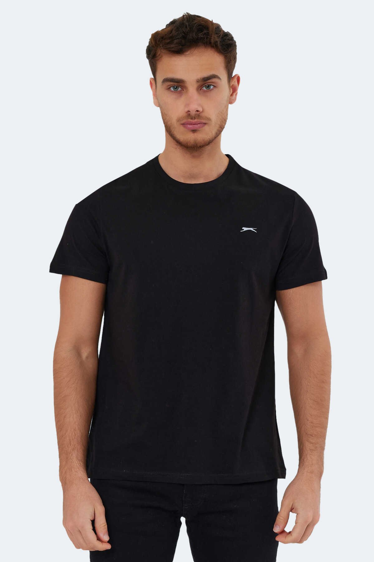 Slazenger - ROSALVA Erkek Kısa Kol T-Shirt Siyah