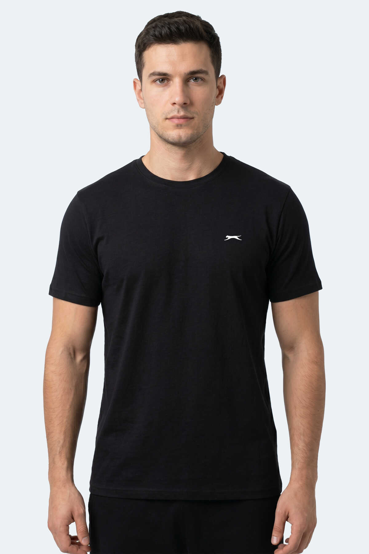 Slazenger - Slazenger ROSALVA IN Erkek Siyah Tişört