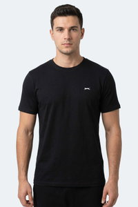 Slazenger - Slazenger ROSALVA IN Erkek Siyah Tişört