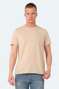 Slazenger - Slazenger ROSALVA Erkek Toprak Tişört Slazenger - Slazenger ROSALVA Erkek Toprak Tişört