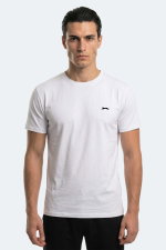 Slazenger - Slazenger ROSALVA T Erkek Pamuklu Beyaz Tişört