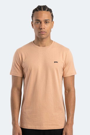 Slazenger ROSALVA T Erkek Pamuklu Vizon Tişört