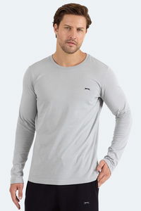 Slazenger - Slazenger ROVER Erkek Gri Sweatshırt Slazenger - Slazenger ROVER Erkek Gri Sweatshırt
