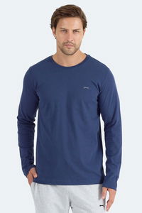 Slazenger - Slazenger ROVER Erkek Lacivert Sweatshırt Slazenger - Slazenger ROVER Erkek Lacivert Sweatshırt