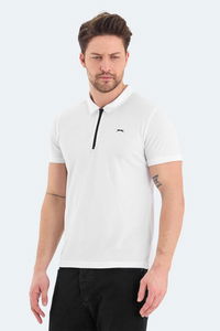 Slazenger - Slazenger ROYAL Erkek Polo Yaka Beyaz Tişört Slazenger - Slazenger ROYAL Erkek Polo Yaka Beyaz Tişört
