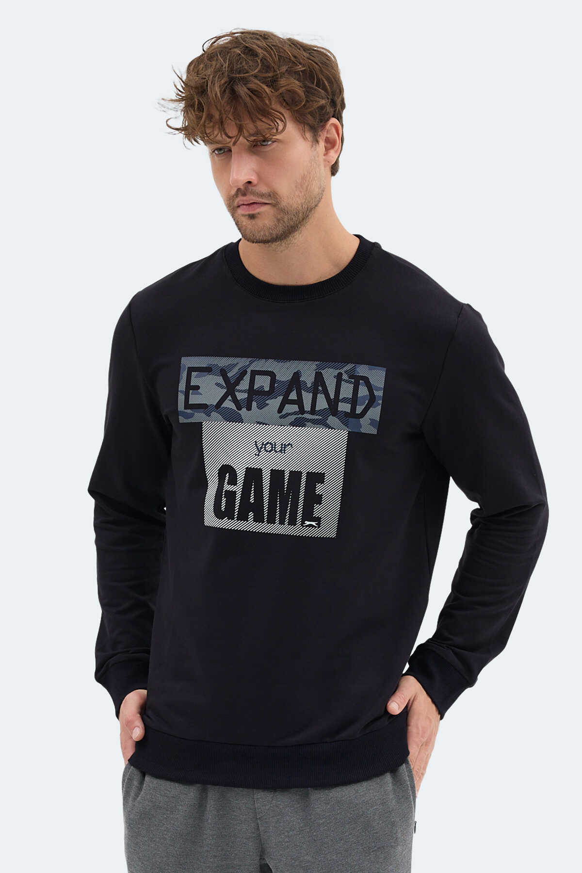 Slazenger RUBIO Erkek Koyu Lacivert Sweatshırt Slazenger RUBIO Erkek Koyu Lacivert Sweatshırt