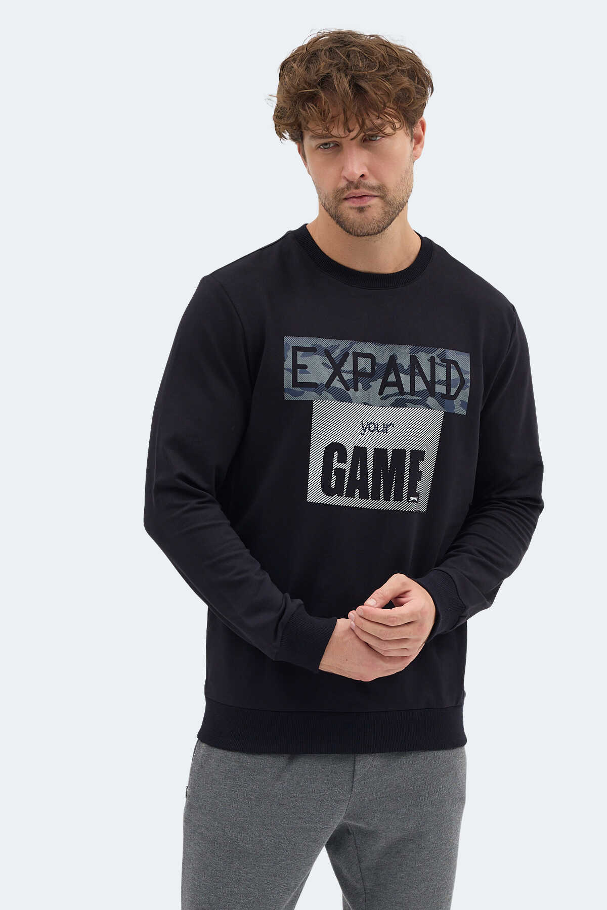 Slazenger RUBIO Erkek Koyu Lacivert Sweatshırt Slazenger RUBIO Erkek Koyu Lacivert Sweatshırt