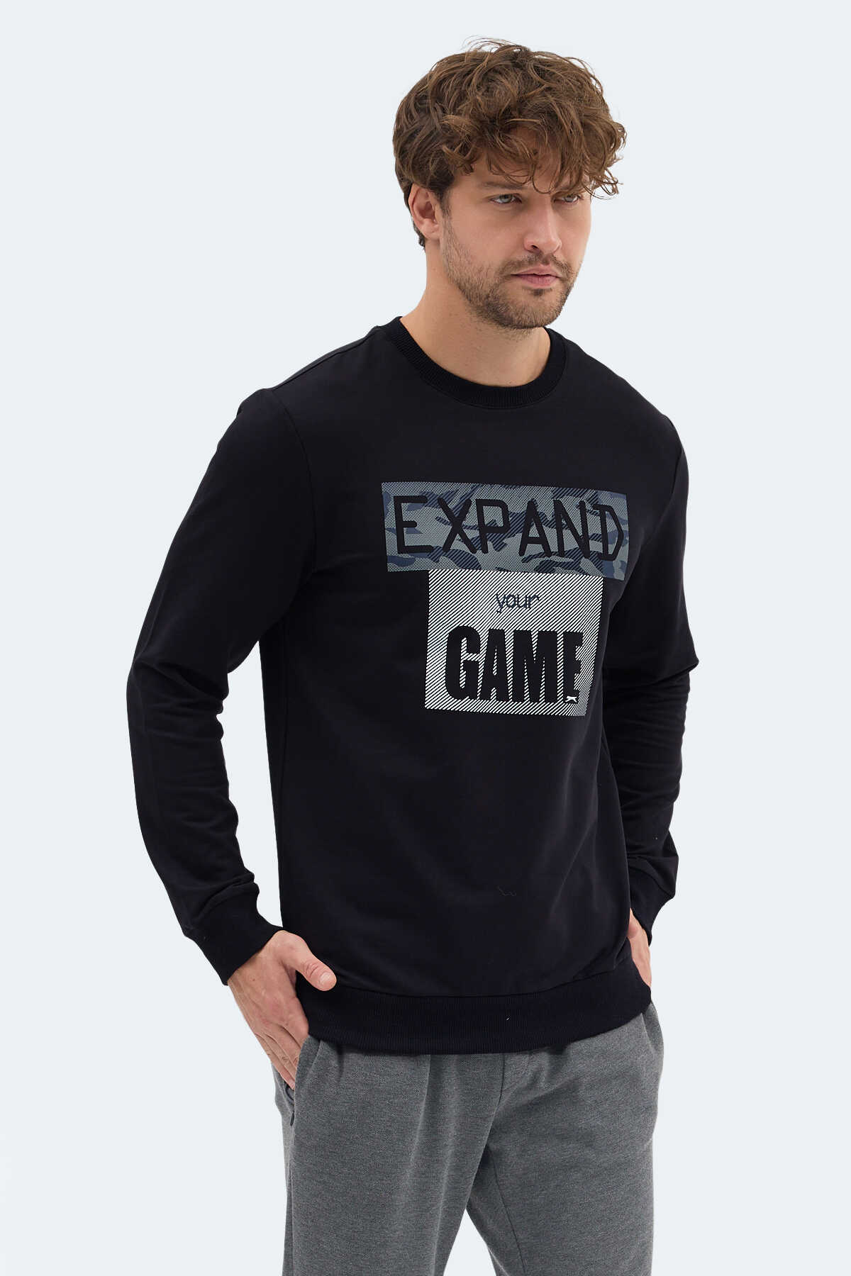 Slazenger RUBIO Erkek Koyu Lacivert Sweatshırt Slazenger RUBIO Erkek Koyu Lacivert Sweatshırt