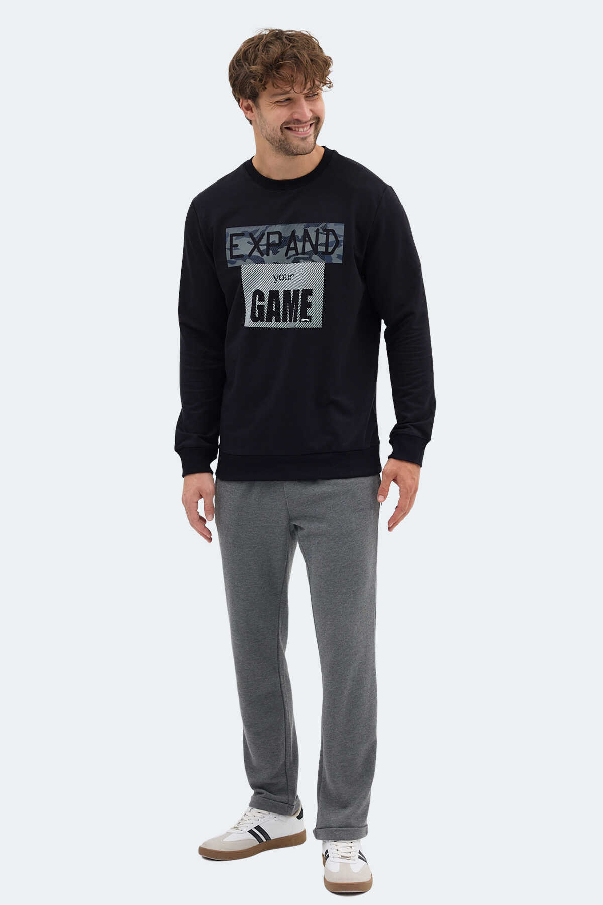 Slazenger RUBIO Erkek Koyu Lacivert Sweatshırt Slazenger RUBIO Erkek Koyu Lacivert Sweatshırt