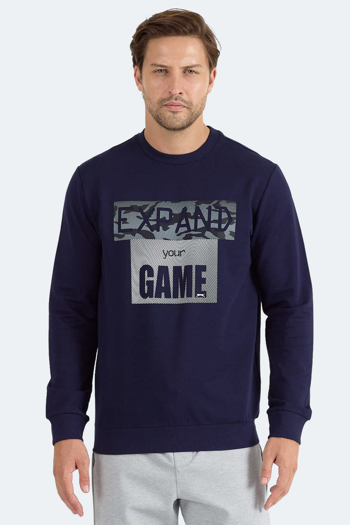 Slazenger - Slazenger RUBIO Erkek Sweatshirt Lacivert