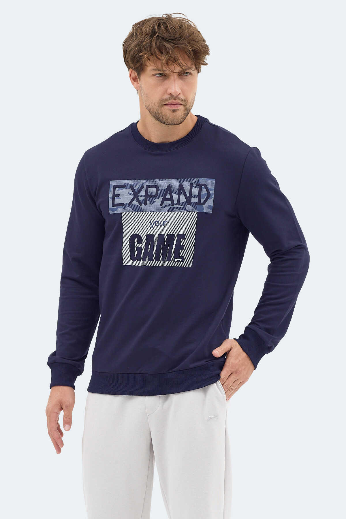 Slazenger - Slazenger RUBIO Erkek Lacivert Sweatshirt
