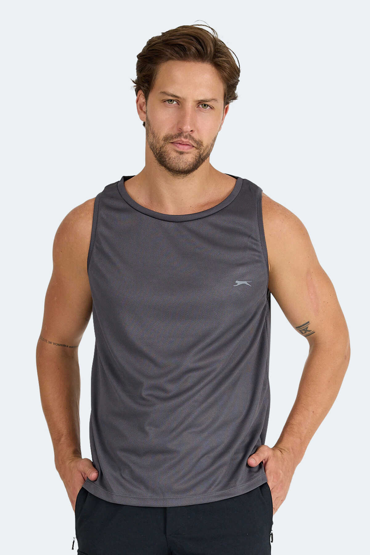 Slazenger - Slazenger RUN I Erkek Atlet Antrasit