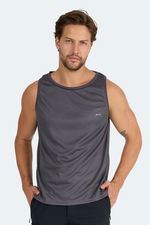 Slazenger - Slazenger RUN I Erkek Kolsuz Antrasit Atlet