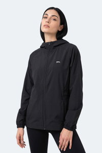 Slazenger - Slazenger RUSTIC Kadın Siyah Rüzgarlık