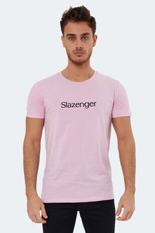 Slazenger SABE I Erkek Açık Pembe Tişört