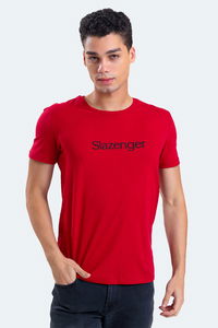 Slazenger - Slazenger SABE I Erkek Bordo Tişört