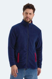Slazenger - Slazenger SAFRANO I Erkek Fermuarlı Dik Yaka Cepli Lacivert Polar Slazenger - Slazenger SAFRANO I Erkek Fermuarlı Dik Yaka Cepli Lacivert Polar