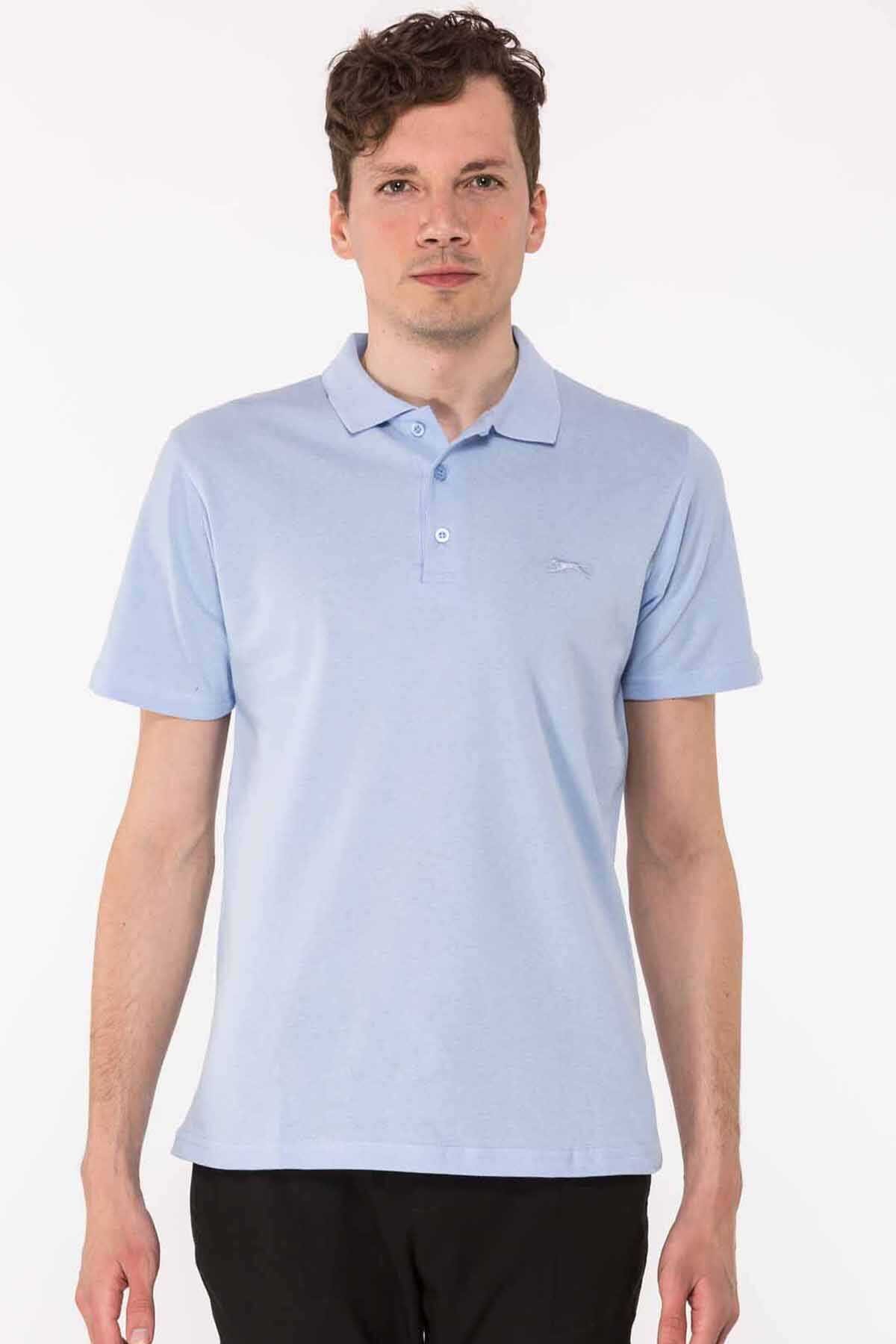Slazenger - Slazenger SALVATOR Erkek Kısa Kollu T-Shirt Mavi