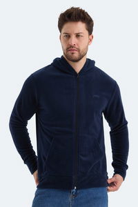Slazenger - Slazenger SAMSON IN Erkek Fermuarlı Kapüşonlu Cepli Lacivert Polar Slazenger - Slazenger SAMSON IN Erkek Fermuarlı Kapüşonlu Cepli Lacivert Polar