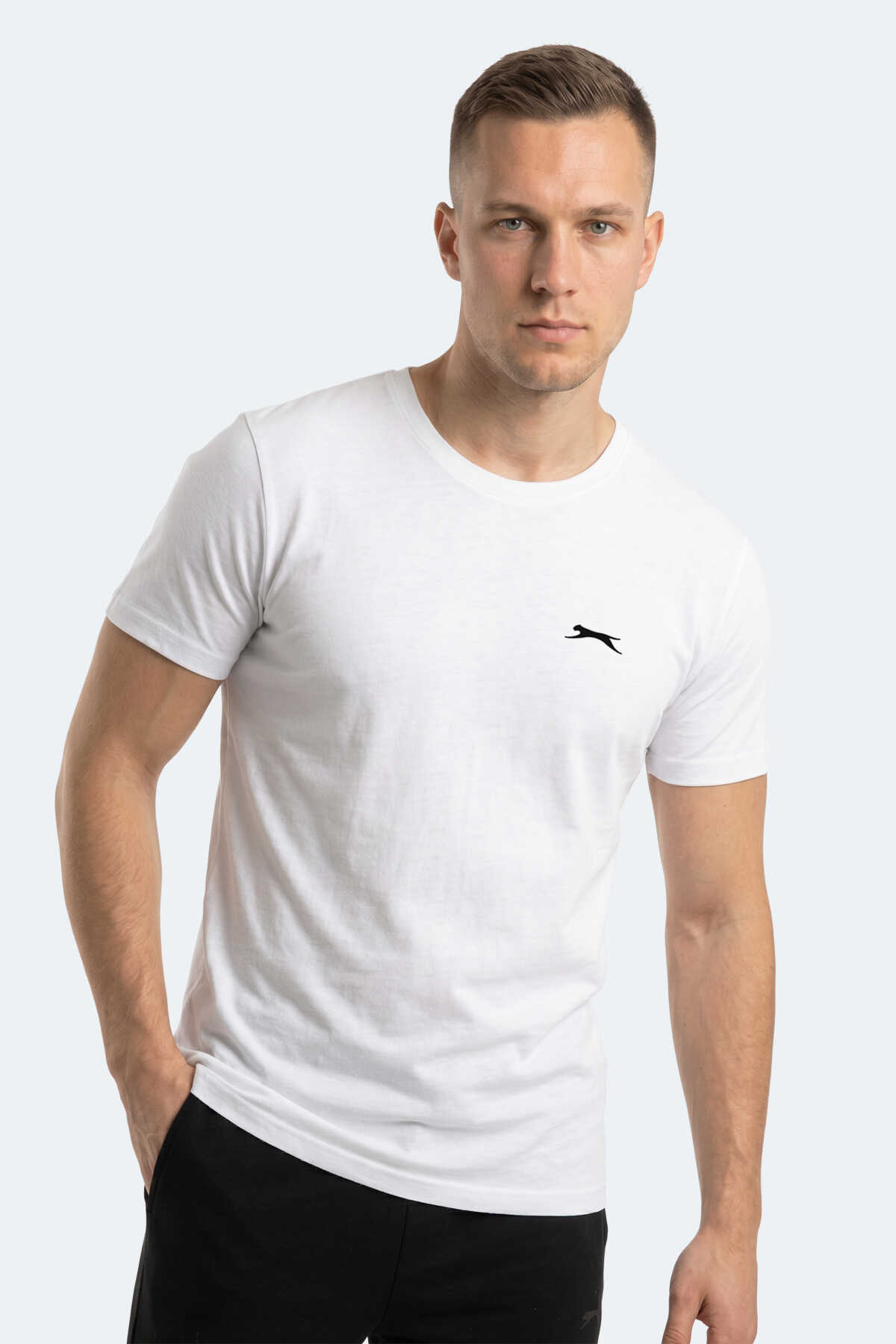 Slazenger SANDER KTN 5 li Set Erkek Beyaz - Gri - Lacivert - Siyah - Sarı Tişört - 4