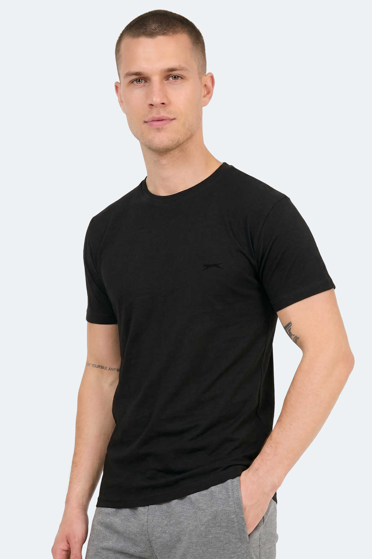 Slazenger SANDER KTN 5 li Set Erkek Beyaz - Gri - Lacivert - Siyah - Sarı Tişört - 6