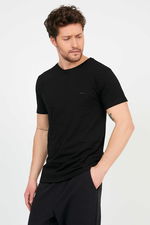 Slazenger - Slazenger SANDER KTN Erkek Siyah Tişört Slazenger - Slazenger SANDER KTN Erkek Siyah Tişört