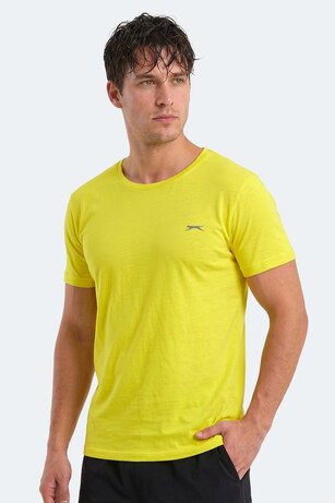 Slazenger SANDER KTN Erkek  Açık Sarı Tişört 