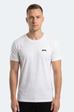 Slazenger - Slazenger SANDER KTN Erkek Beyaz Tişört
