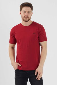 Slazenger - Slazenger SANDER KTN Erkek Bordo Tişört Slazenger - Slazenger SANDER KTN Erkek Bordo Tişört